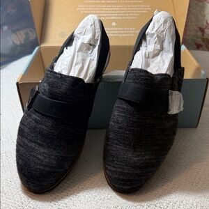 Life Stride Charcoal Slip-On Loafers with strap. New in box